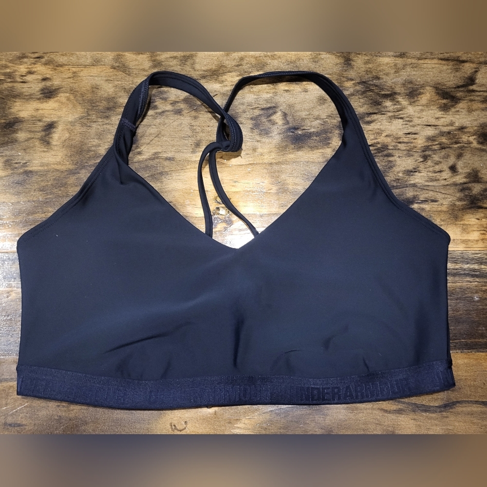 UNDER ARMOUR ATHLETIC/ SPORTS BRA WOMEN'S EXCELLENT CONDITION BLK
